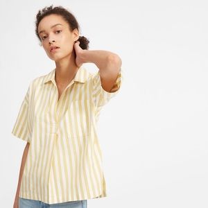Everlane Cotton Short Sleeve Popover Shirt
